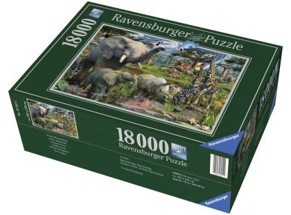 Ravensburger Puzzle Život v divočině 18000 dílků