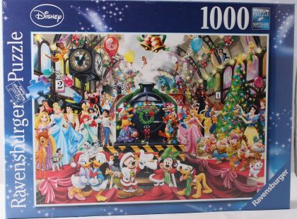 Ravensburger Puzzle Disney Všichni na palubě na Vánoce 1000 dílků