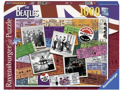 Ravensburger Puzzle 197514 The Beatles Lístky,1000 dílků