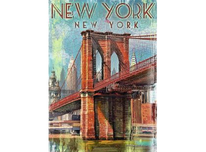 Ravensburger Puzzle 198351 Retro New York 1000 dílků