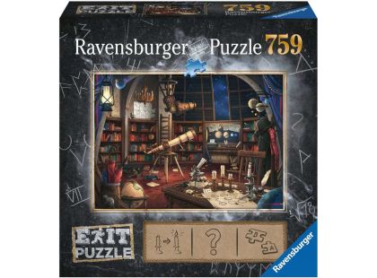Ravensburger Puzzle Exit Hvězdárna 759 dílků - Poškozený obal