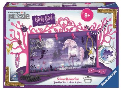 Ravensburger Puzzle 3D Girly Girl Šperkovnice - Jednorožec