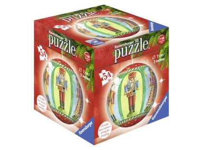 Ravensburger Puzzle 3D Merry Chrismas puzzleball 54 dílků Bubnující panáček
