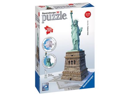 Ravensburger Puzzle 3D Socha Svobody 108 dílků