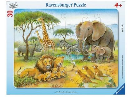 Ravensburger Puzzle Africký svět zvířat 30 dílků