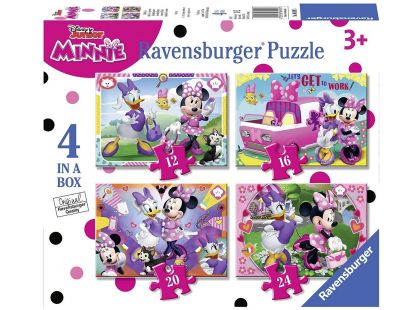 Ravensburger Puzzle 69095 Disney Minnie šťastní pomocníci 12 16 20 24 dílků