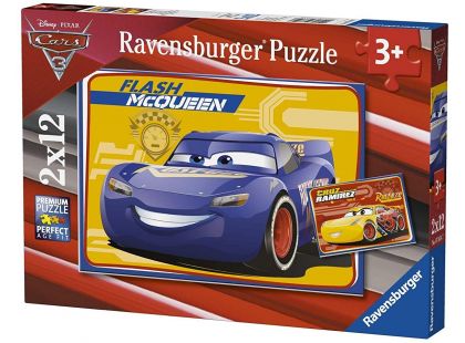 Ravensburger Puzzle 76147 Disney Auta 3 2x12 dílků