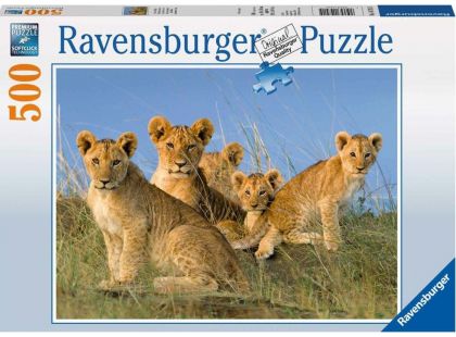 Ravensburger Puzzle 77915 Lvíčí mláďata 500 dílků