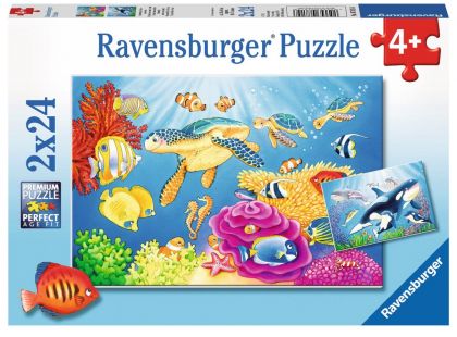 Ravensburger Puzzle 78158 Pod mořem 2x24 dílků