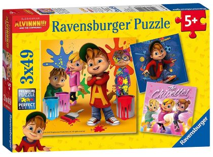 Ravensburger Puzzle 80441 Alvin 3x49 dílků