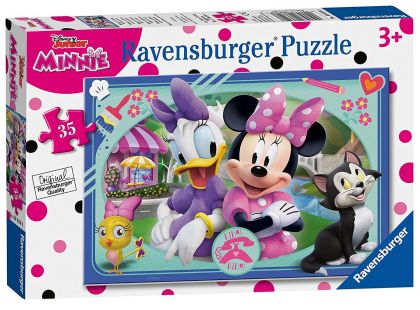 Ravensburger Puzzle 86108 Disney Minnie Šťastní pomocníci 35 dílků