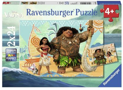Ravensburger Puzzle 91560 Disney Vaiana 2x24 dílků