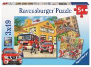 Ravensburger Puzzle Hasiči 3 x 49 dílků
