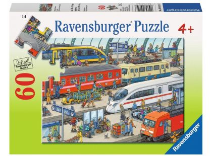 Ravensburger Puzzle Železniční stanice 60 dílků