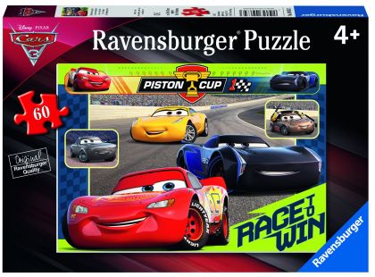 Ravensburger Puzzle 96343 Dsiney Auta: Závod začíná 60 dílků