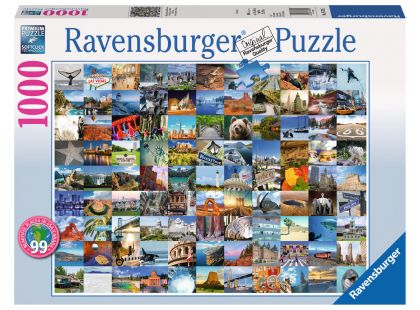 Ravensburger Puzzle 99 krásných míst USA, Kanada 1000 dílků