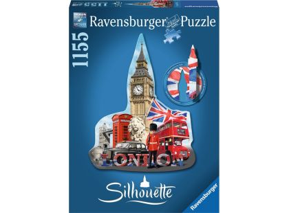 Ravensburger puzzle Big Ben silueta 1155 dílků
