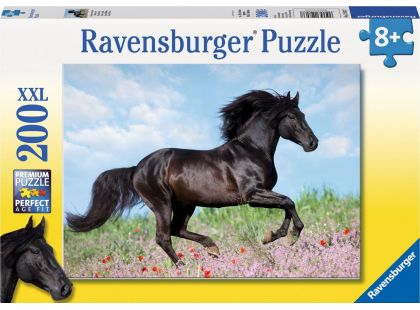 Ravensburger puzzle Černý hřebec 200 dílků
