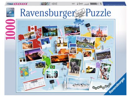 Ravensburger Puzzle Cesta kolem světa 1000 dílků