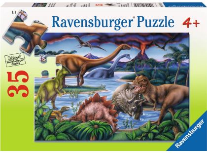 Ravensburger Puzzle Dinosauří hřiště 35 dílků