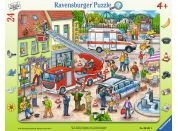 Ravensburger puzzle Hasiči a policisté 24 dílků