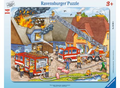 Ravensburger puzzle Hasiči při práci 14 dílků