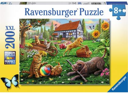 Ravensburger Puzzle Hraní na hřišti 200 dílků