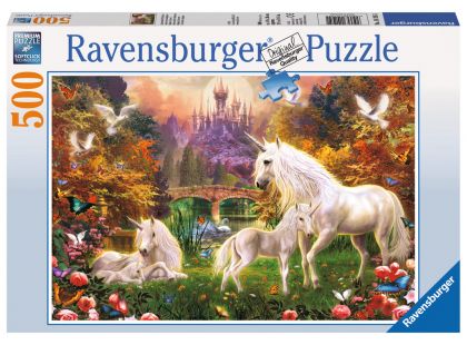 Ravensburger Puzzle Jednorožci 500 dílků