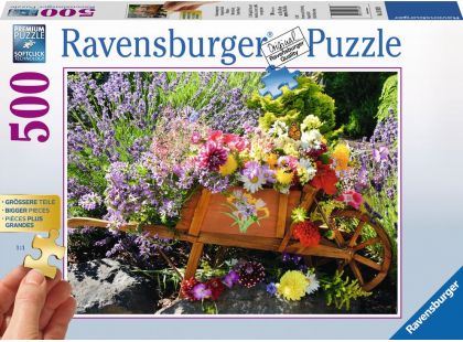 Ravensburger puzzle Květinová dekorace 500 velkých dílků