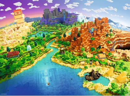 Ravensburger Puzzle Minecraft 500 dílků