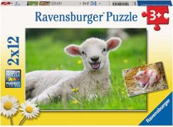 Ravensburger Puzzle Mláďata 2 x 12 dílků