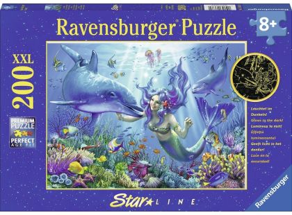 Ravensburger puzzle Mořská panna 200 dílků