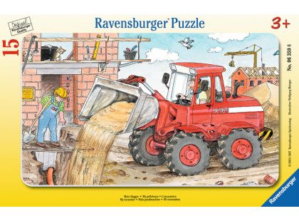 Ravensburger puzzle Můj bagr 15 dílků
