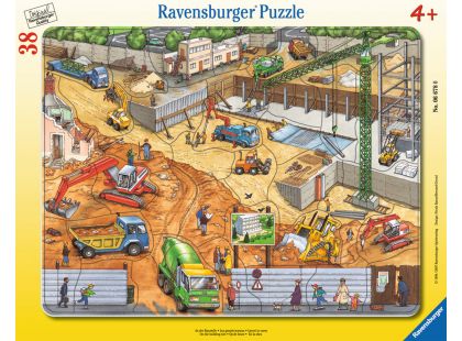 Ravensburger puzzle Na stavbě 38 dílků