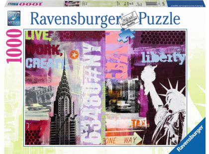 Ravensburger Puzzle New York koláž 1000dílků