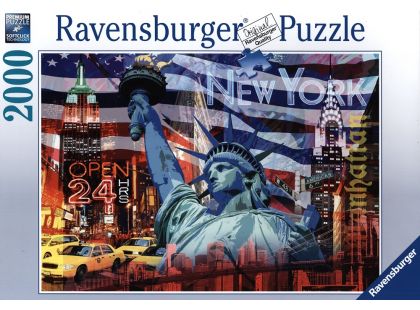 Ravensburger Puzzle New York koláž 2000dílků
