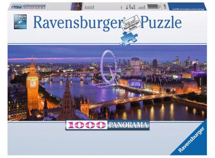 Ravensburger Puzzle Panorama Noc v Londýně 1000 dílků