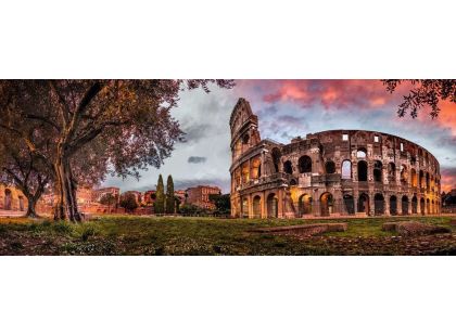 Ravensburger puzzle panorama Colosseum v Římě 1000 dílků