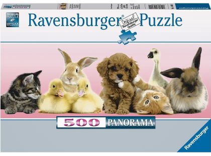 Ravensburger Puzzle Panorama Zvířecí přátelé 500dílků