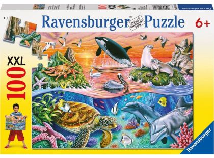 Ravensburger Puzzle Pestrý oceán 100 dílků