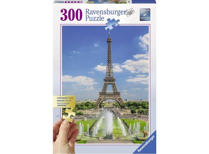 Ravensburger puzzle Pohled na Eiffelovu věž 300 velkých dílků