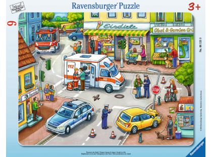 Ravensburger puzzle Pohotovost ve městě 10 dílků