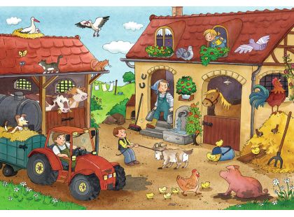Ravensburger Puzzle Práce na farmě 2x12 dílků