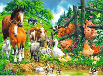 Ravensburger Puzzle Premium Zvířata spolu 100 XXL dílků