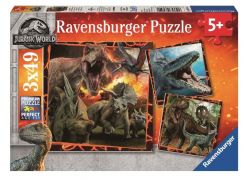 Ravensburger Puzzle Premium Jurský svět Zánik říše 3 x 49 dílků