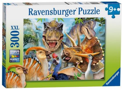 Ravensburger Puzzle Premium Dino Selfies 300XXL dílků
