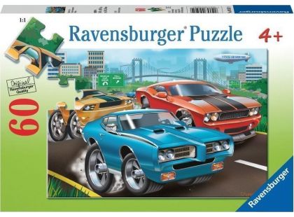 Ravensburger puzzle Silná auta 60 dílků