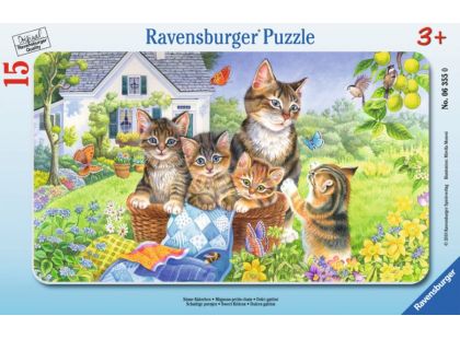 Ravensburger puzzle Sladké kočičky 15 dílků