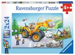 Ravensburger Puzzle Stroje v akci 2x24 dílků
