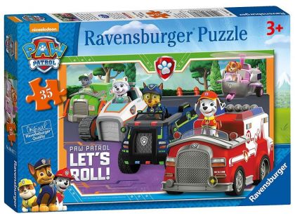 Ravensburger Puzzle Tlapková Patrola 35 dílků